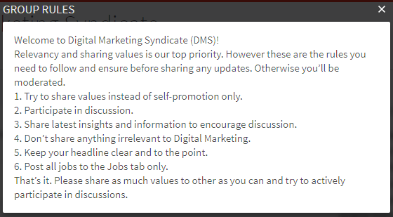 LinkedIn-Group-rules