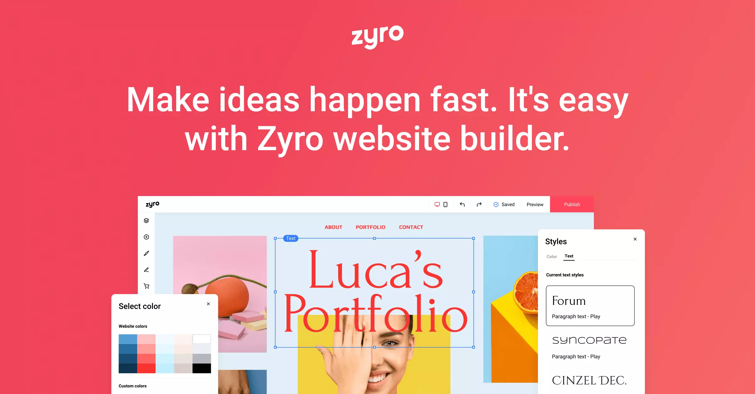 Zyro - Easy Website Builder