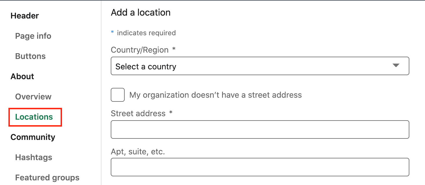 Add Company Locations to optimize LinkedIn Company Page