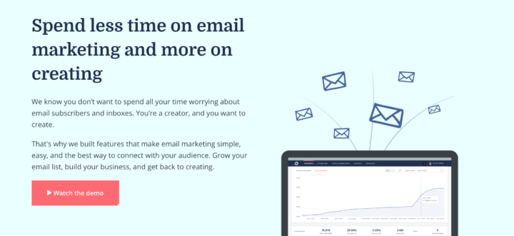 Convertkit small business tools for email marketing