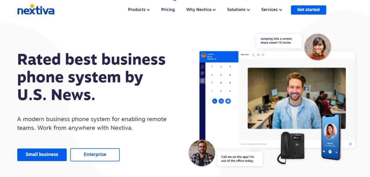 Nextiva best business phone service provider