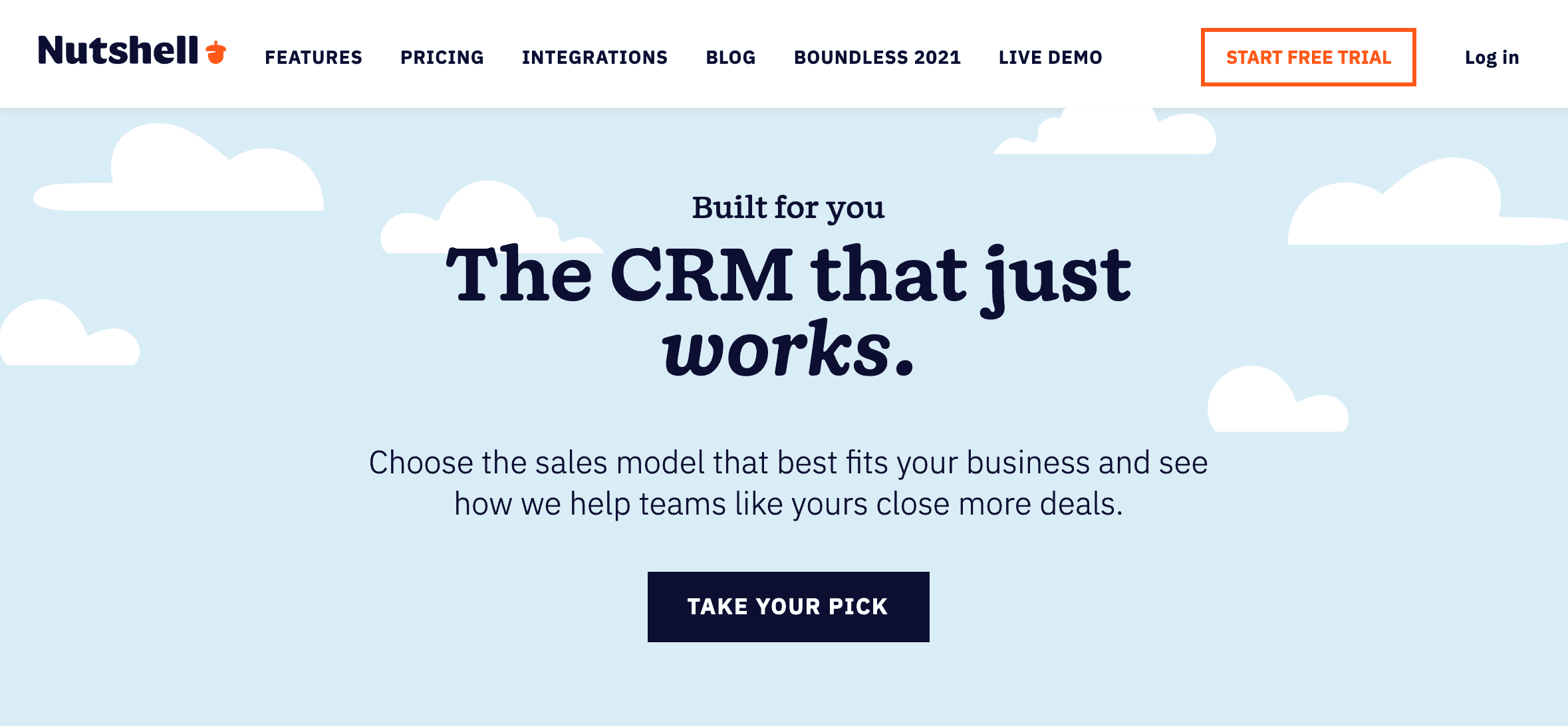 Nutshell CRM software for small businesses