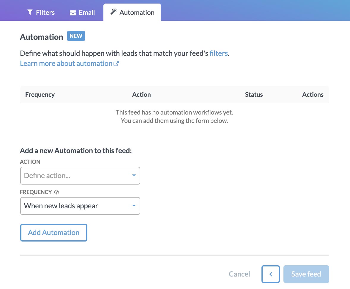 Leadfeeder Automation